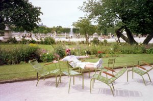 Ed Relaxing in the Tuileries