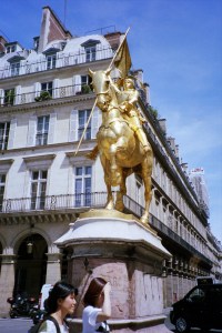 Jeanne d’Arc near the Tuileries