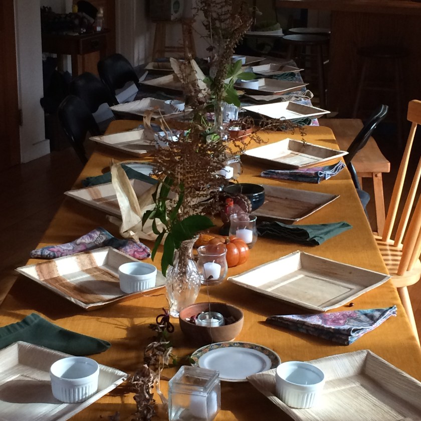 Thanksgiving table